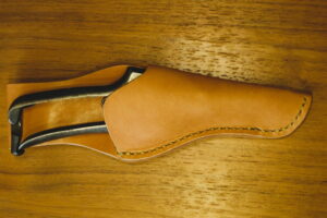 ハンドメイドオリジナル剪定鋏革ケース