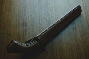 ハンドメイド剪定鋸土佐片盛用革ケース